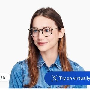 Warby Parker Langley Size Medium Glasses Women